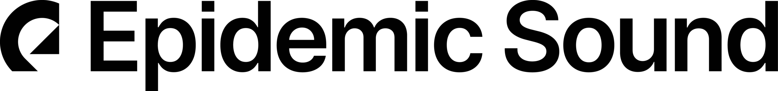 epidemic sound primary logo black rgb